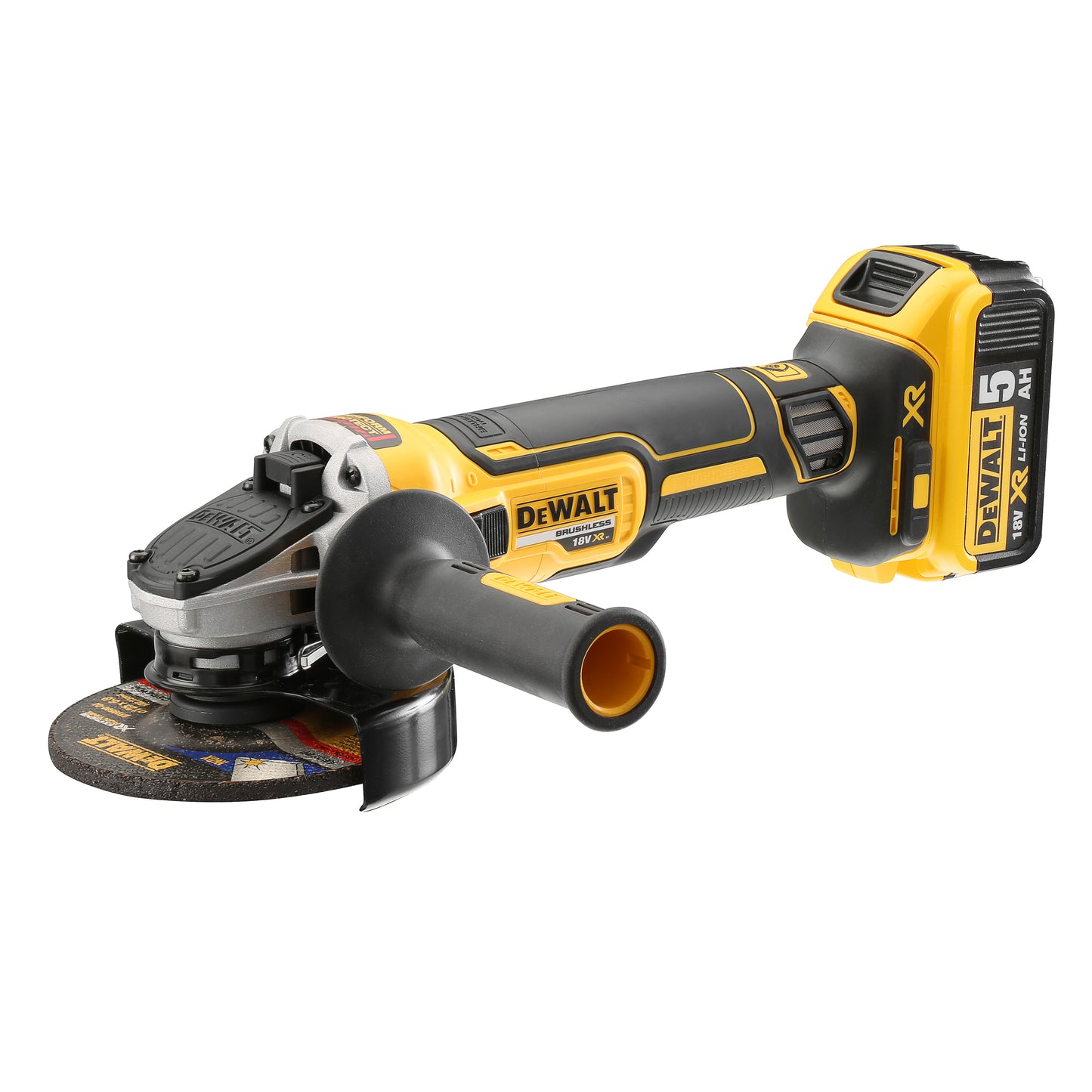 DEWALT DCG405P3-QW Amoladora angular 125mm Brushless + 3 baterías 18v 5.0Ah