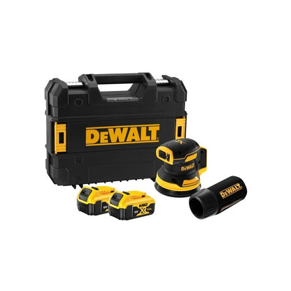 DEWALT DCW210P2-QW 18V XR Brushless Random Orbital Sander with 2 x 5Ah Lithium Ion Batteries