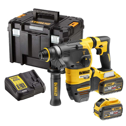 DEWALT DCH333X2-QW Perforateur  SDS-Plus 2 batteries Flexvolt 54V 9.0Ah 3.5J