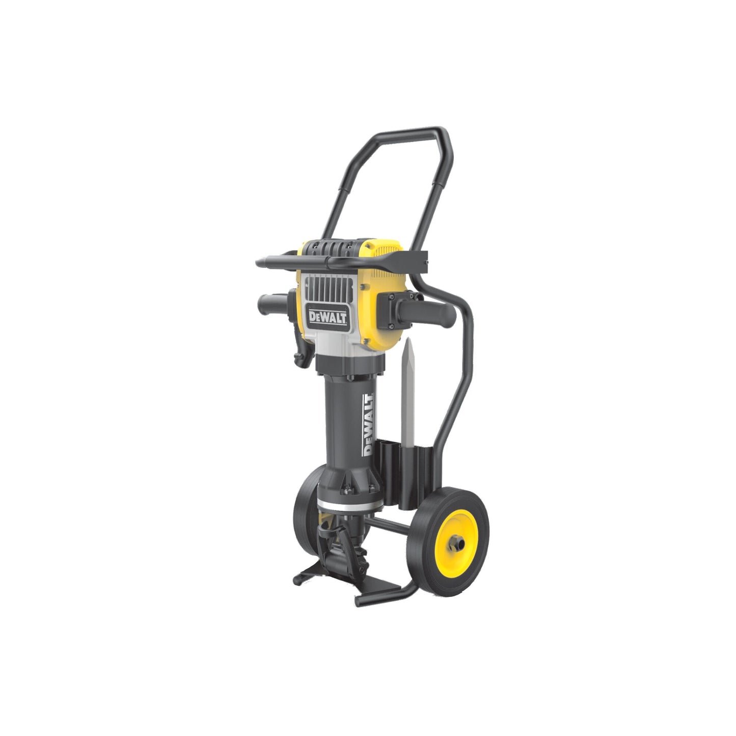 DEWALT D25981K-QS Martillo Rompedor 2100w 31kg, 62J + Carro con ruedas y Cincel