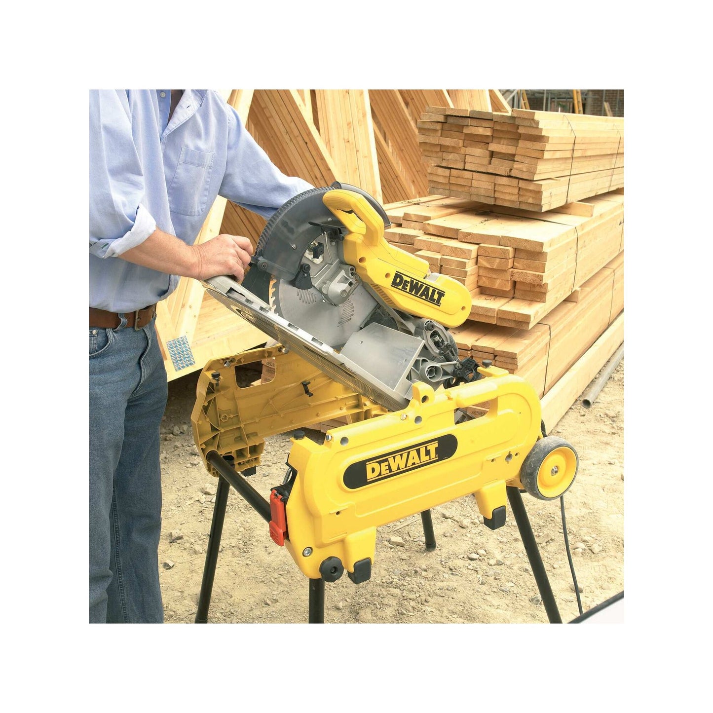 DEWALT D27107-QS Scie à table et à onglets retournable 305mm 2000W