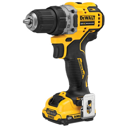 DEWALT DCD701D2-QW Taladro Atornillador sin escobillas XR 2x12V Li-Ion 2Ah