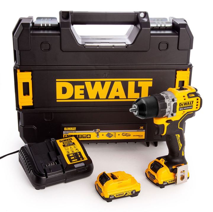 DEWALT DCD706D2-QW Taladro Percutor compacto 2 baterías 12V 2.0Ah