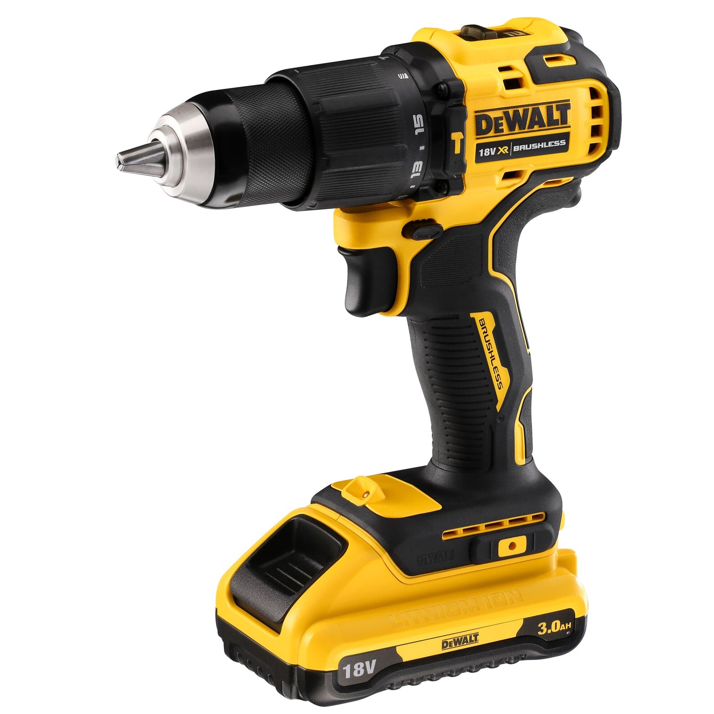 DEWALT DCD709L2T-QW Taladro Percutor sin escobillas con 2 baterías 18V 3.0Ah