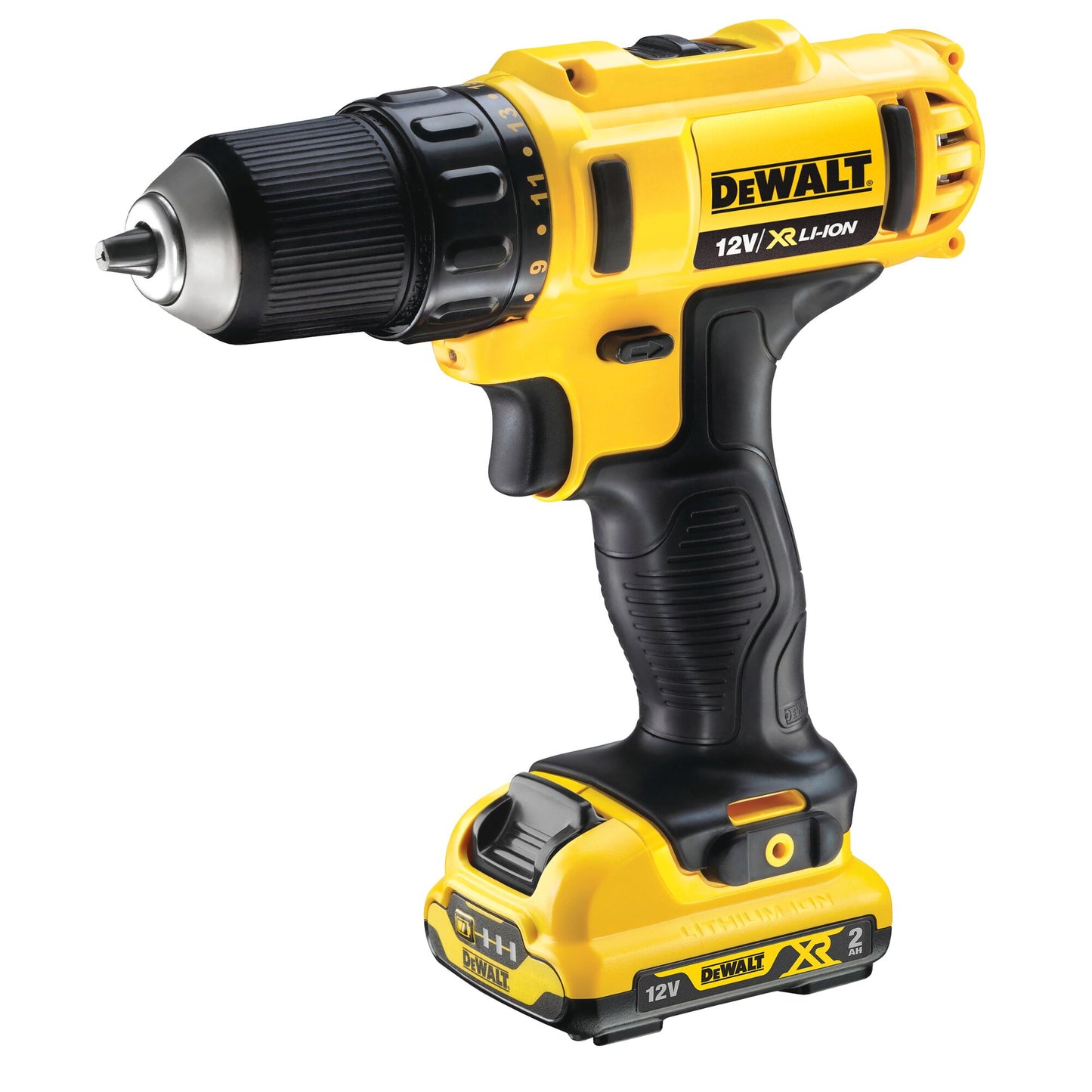 DEWALT DCD710D2-QW Taladro Atornillador XR 12V con 2 baterías Li-Ion 2Ah