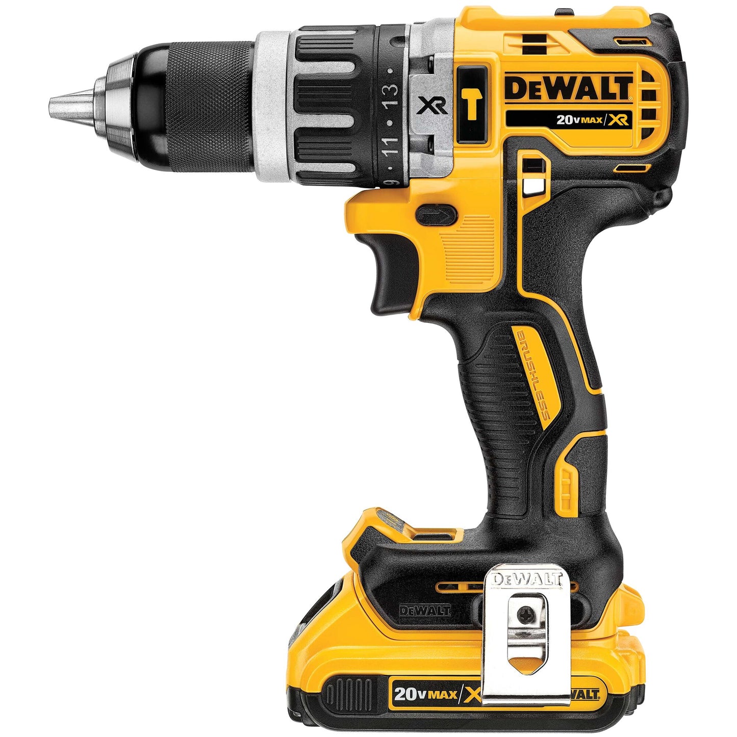 DEWALT DCD796D2-QW Taladro Percutor sin escobillas  13mm con 2 baterías 70Nm Li-Ion 2,0Ah con maletín TSTAK