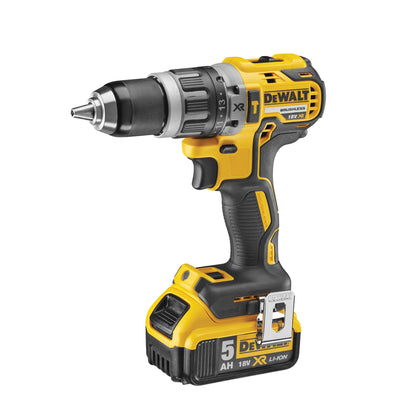 DEWALT DCK207P2T-QW Akku-Kombopack 18 V: Schlagbohrschrauber DCD796 + SDS-plus Kombihammer DCH273 +  2 x 18V 5.0Ah XR Akkus