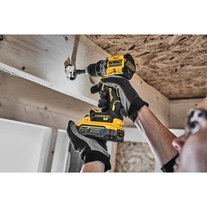 DEWALT DCD800H2T-QW Taladro Atornillador compacto 18V sin escobillas con 2 baterías POWERSTACK 5.0Ah