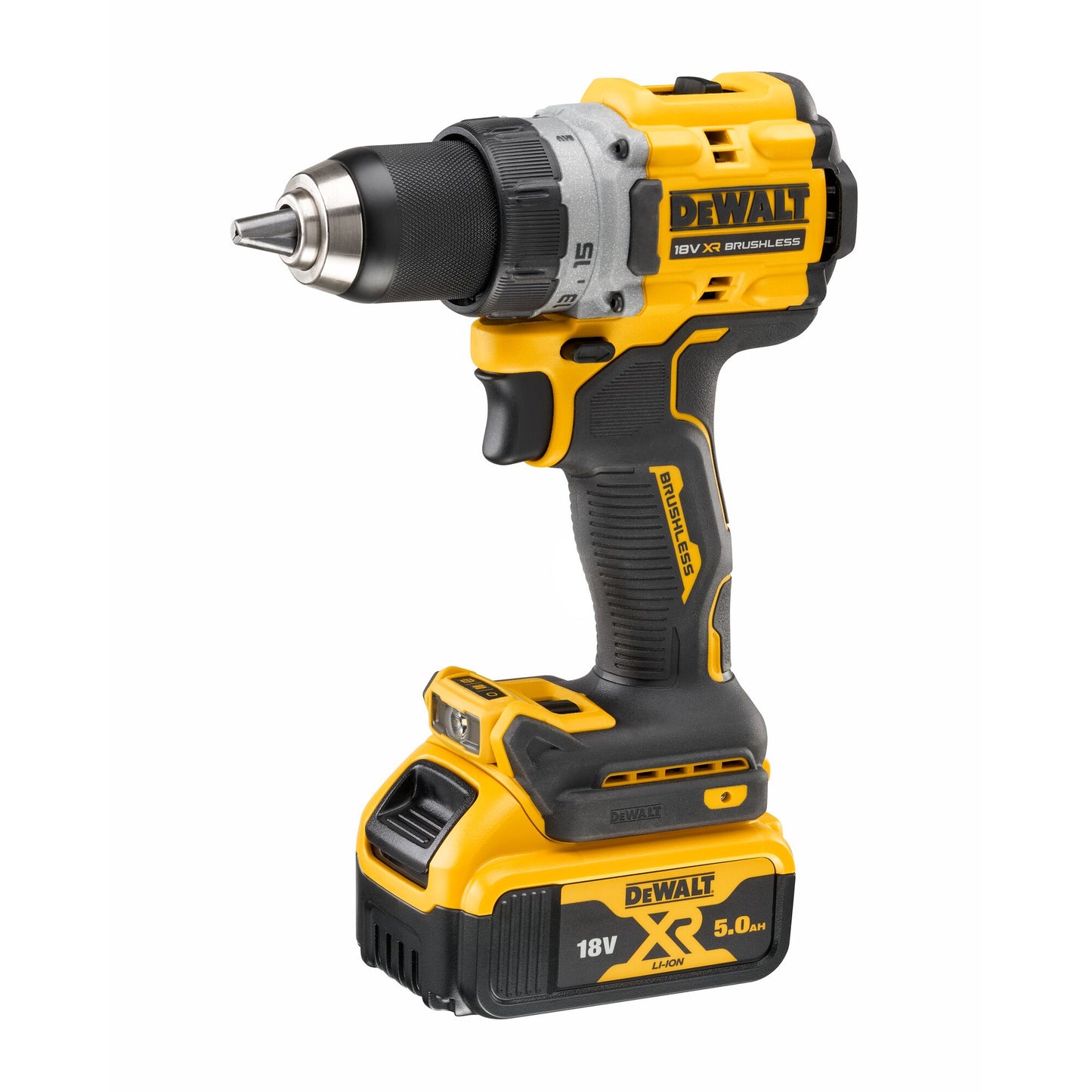 DEWALT DCD800P2T-QW Taladro atornillador compacto con 2 baterías 18V 5.0Ah