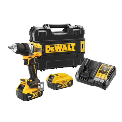 DEWALT DCD800P2T-QW Taladro atornillador compacto con 2 baterías 18V 5.0Ah