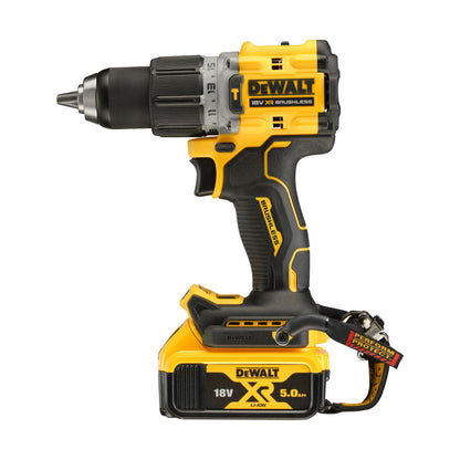 DEWALT DCD805P2T-QW Taladro Percutor sin escobillas compacto, 2 baterías XR 18V ​​5.0Ah