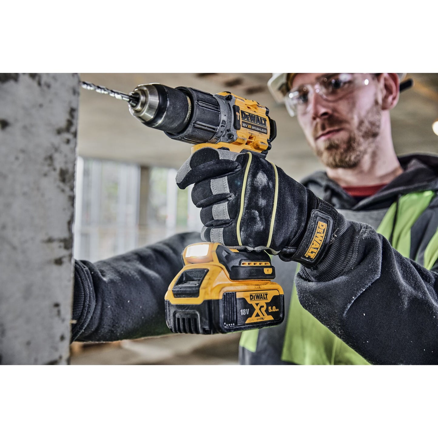 DEWALT DCD805P2T-QW Taladro Percutor sin escobillas compacto, 2 baterías XR 18V ​​5.0Ah