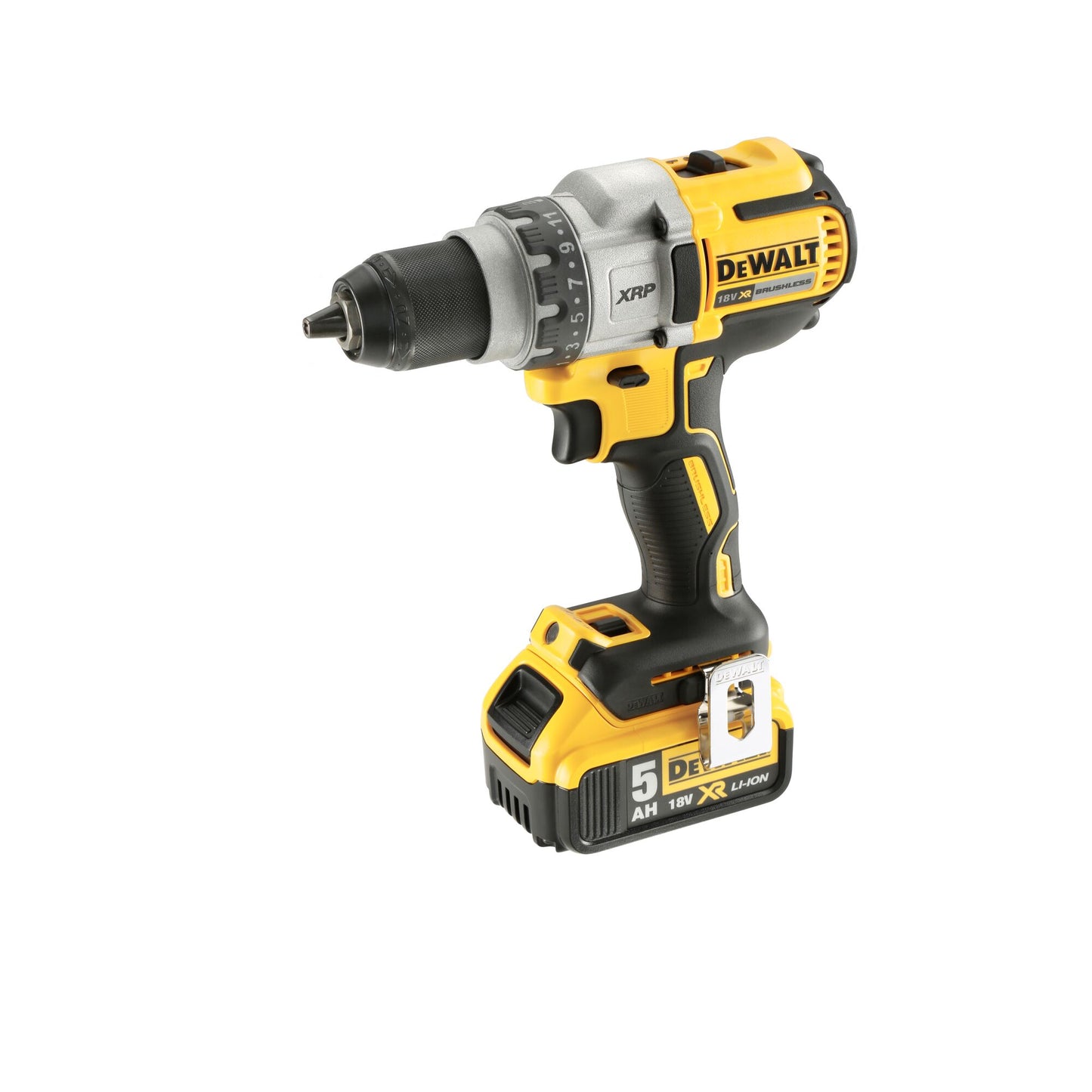 DEWALT DCD991P2-QW Taladro Atornillador sin escobillas con 2 baterías 18V 5.0Ah