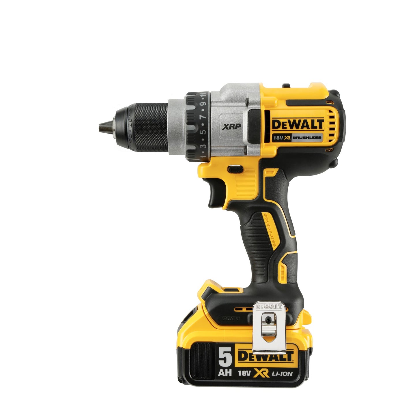 DEWALT DCD991P2-QW Taladro Atornillador sin escobillas con 2 baterías 18V 5.0Ah