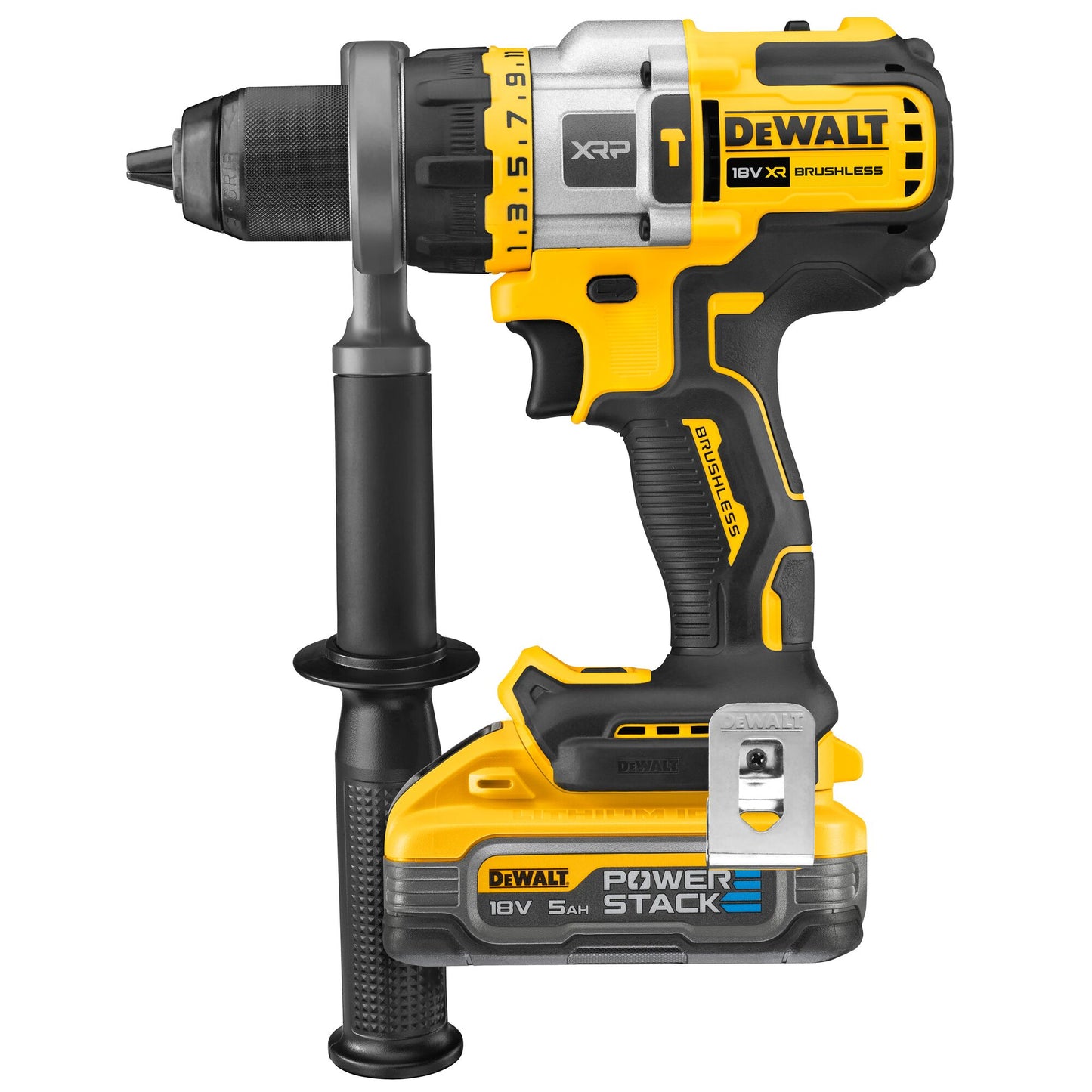 DEWALT DCD999H2T-QW Taladro Percutor sin escobillas 2 baterías Powerstack 18V 5.0Ah