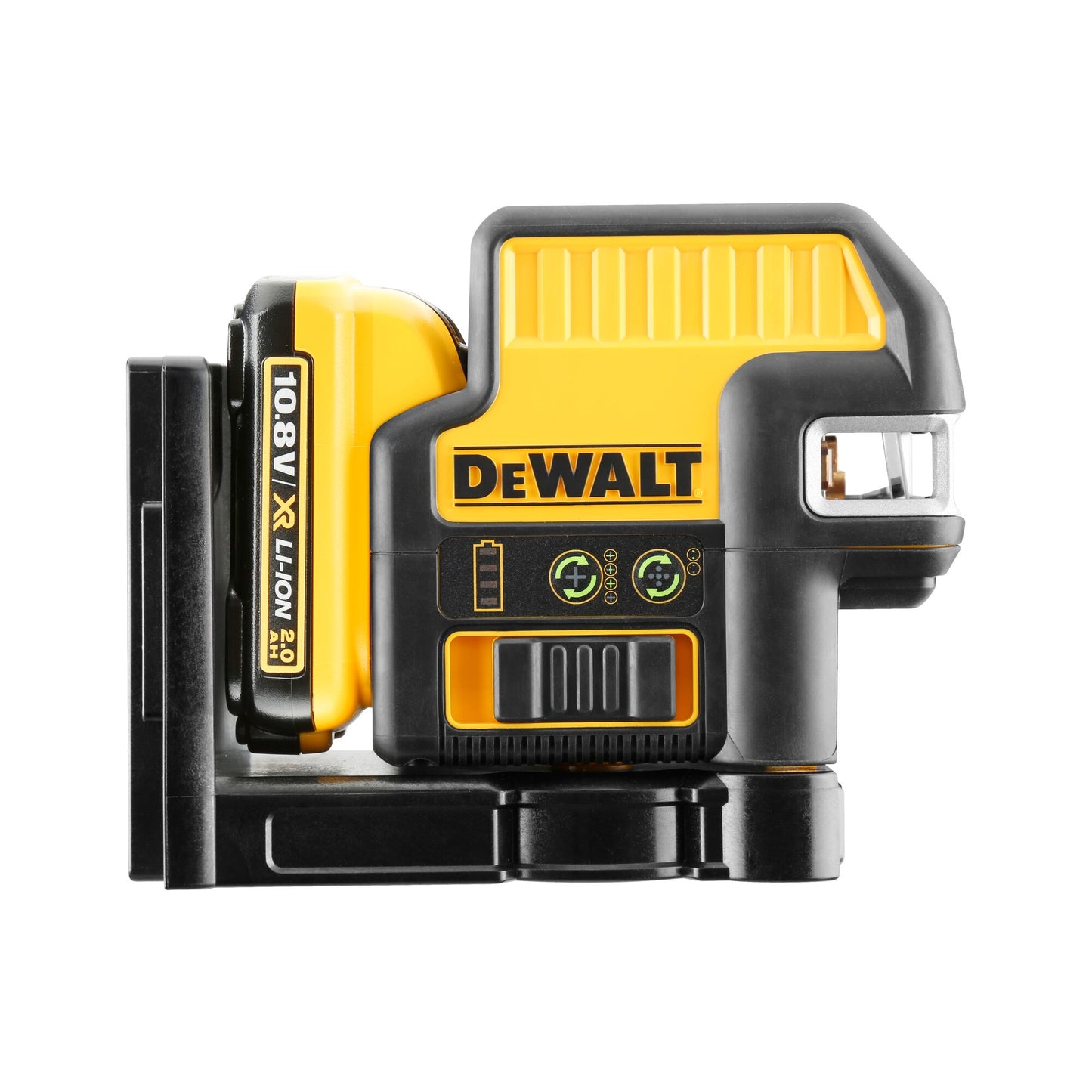 DEWALT DCE0822D1G-QW 10.8 V 2-Punktlinienlaser, grün mit 1x10,8V, 2,0Ah Akku