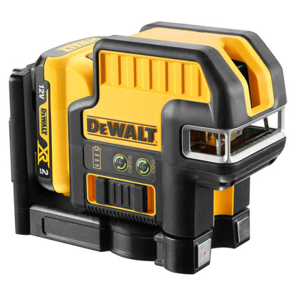 DEWALT DCE0825D1G-QW Nivel Láser autonivelante VERDE de líneas en cruz + 5 puntos con 1 batería 10.8V 2.0Ah