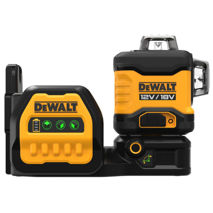 DEWALT DCE089D1G18-QW Nivel Láser autonivelante VERDE 3 líneas 360° XR 18V/12V batería 18V Li-Ion 2Ah
