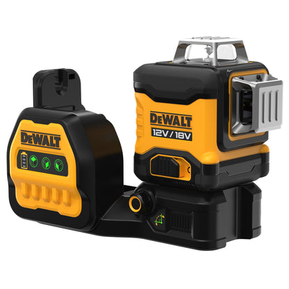 DEWALT DCE089NG18-XJ 12V/18V XR 3 X 360 Green Cross Line Laser - Bare Unit