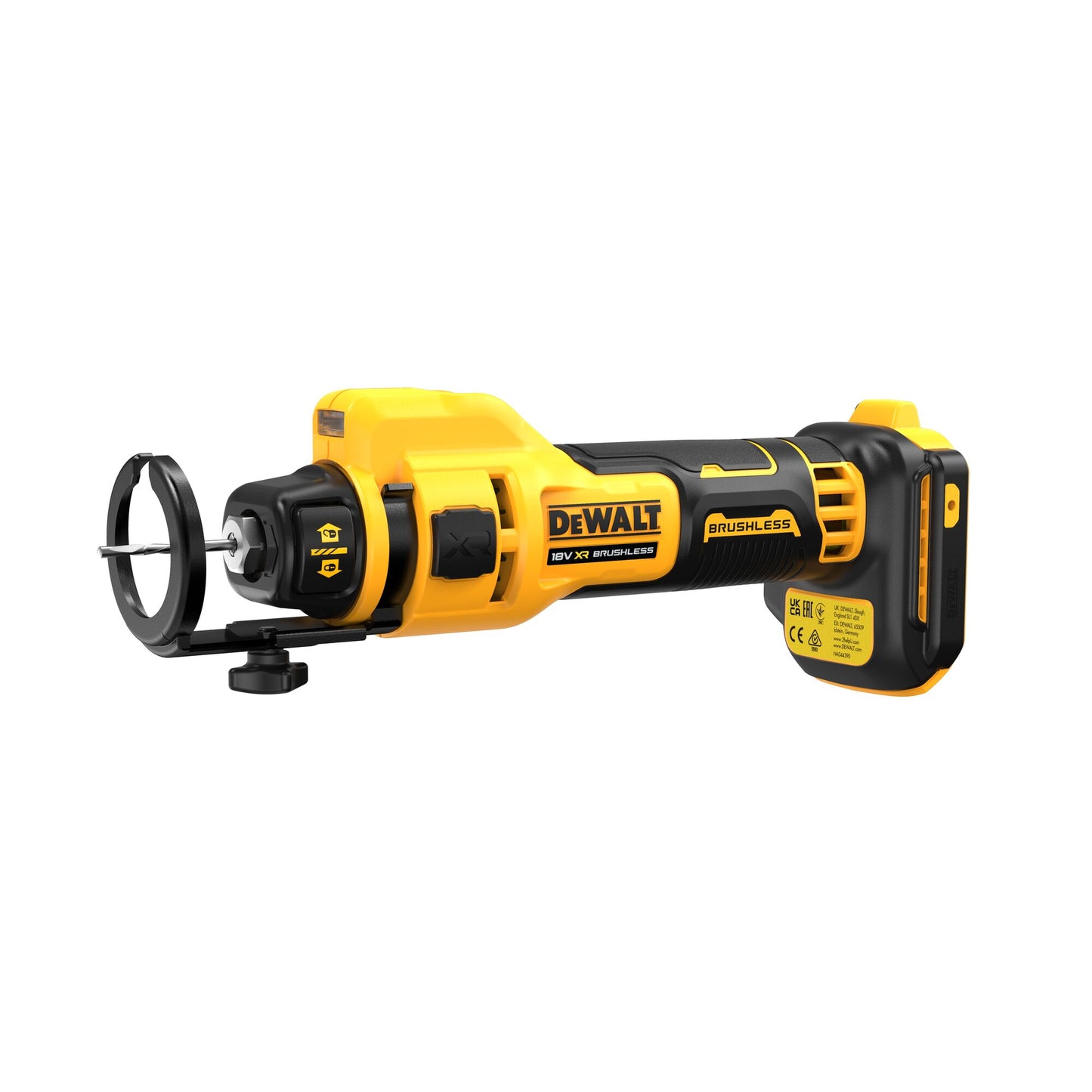 DEWALT DCE555N-XJ 18 Volt Akku-Trockenbaufräse (bürstenlos), ohne Akku und Ladegerät