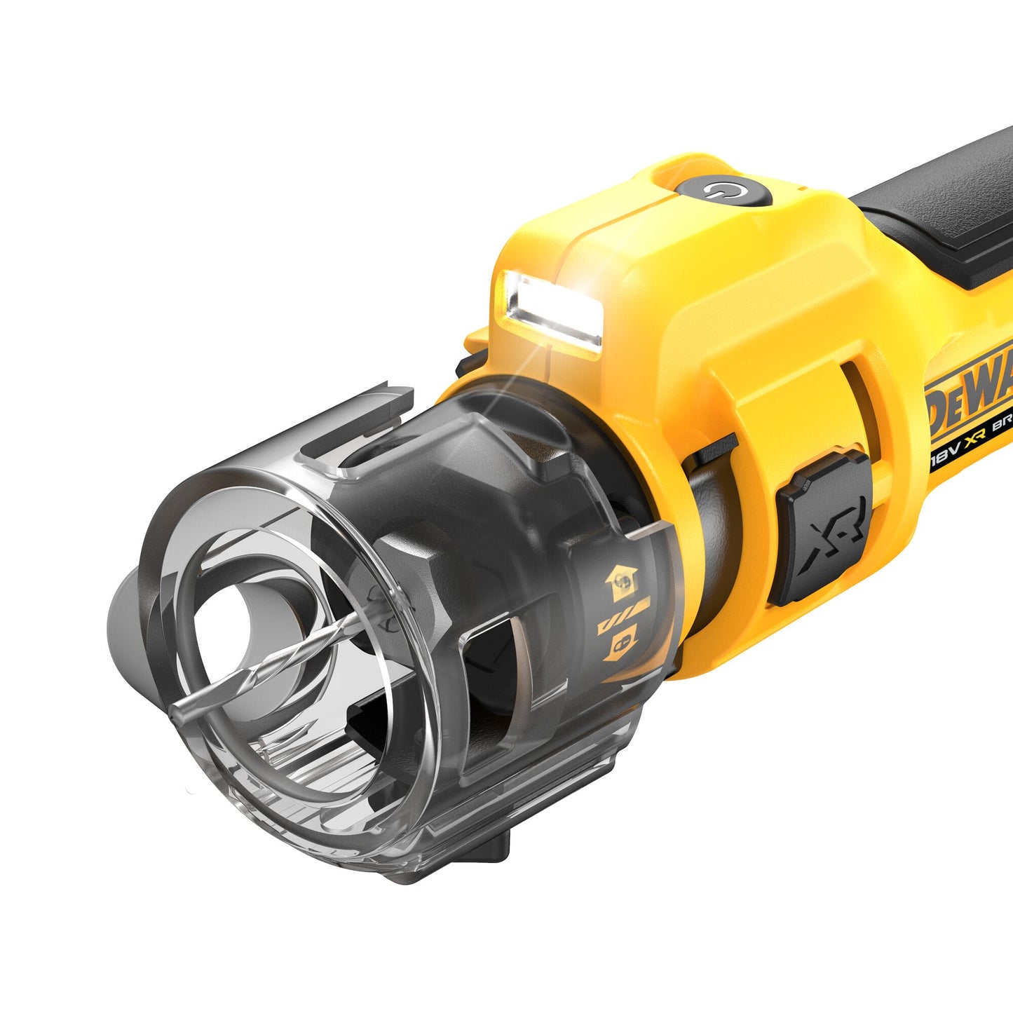 DEWALT DCE555N-XJ 18 Volt Akku-Trockenbaufräse (bürstenlos), ohne Akku und Ladegerät