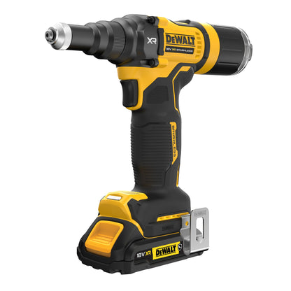 DEWALT DCF403D2GT-QW 18 Volt Akku-Nietpistole 2,4-4,8mm  mit 2x18V 2Ah "G“ Serie Akkus