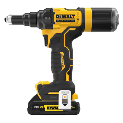 DEWALT DCF403D2GT-QW 18 Volt Akku-Nietpistole 2,4-4,8mm  mit 2x18V 2Ah "G“ Serie Akkus