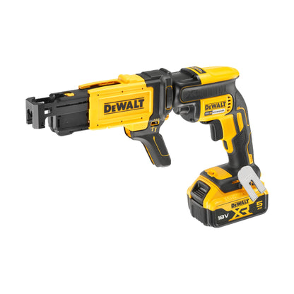 DEWALT DCF620P2K-QW Atornillador Panel yeso sin escobillas XR 18V con 2 baterías Li-Ion 5Ah + Cargador rápido de tornillos y maletín TSTAK