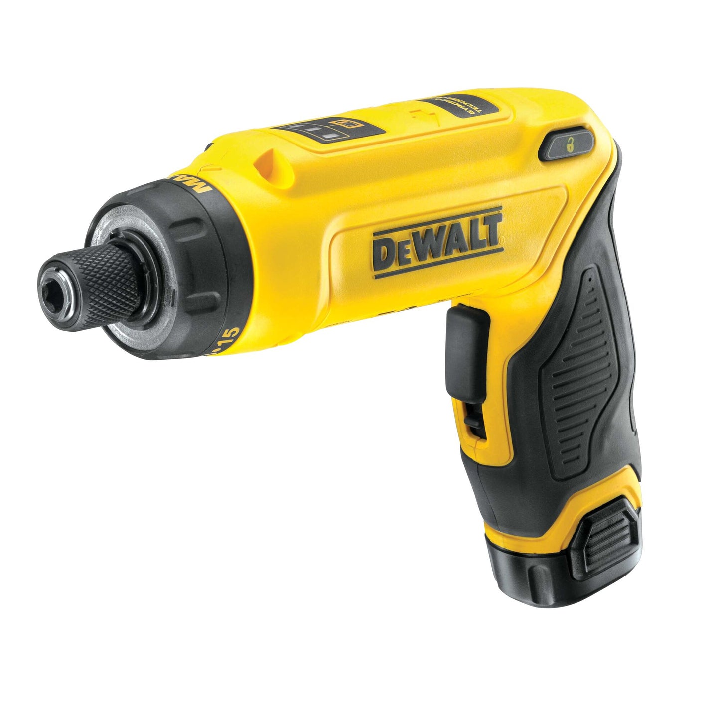 DEWALT DCF680G2-QW Atornillador Giroscópico de dos posiciones 7,2V 1/4" con 2 baterías Li-Ion