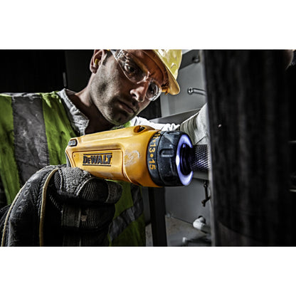 DEWALT DCF680G2-QW Atornillador Giroscópico de dos posiciones 7,2V 1/4" con 2 baterías Li-Ion