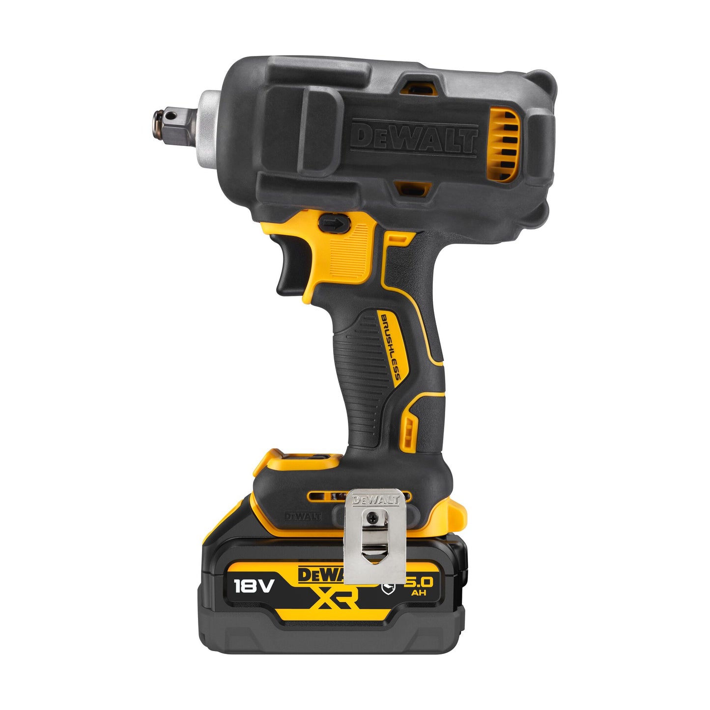 DEWALT DCF891P2G-QW Llave Impacto sin escobillas con 2 baterías 18v 5.0Ah serie G 1/2"