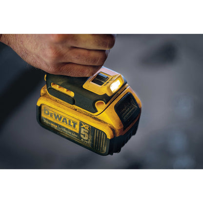 DEWALT DCF899P2-QW 18V XR Brushless High Torque 1/2" Impact Wrench  with 2 x 5Ah Lithium Ion Batteries