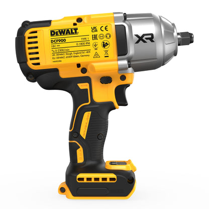 DEWALT DCF900NT-XJ 18V XR Brushless 1/2" Hog Ring High Torque Impact Wrench - Bare Unit