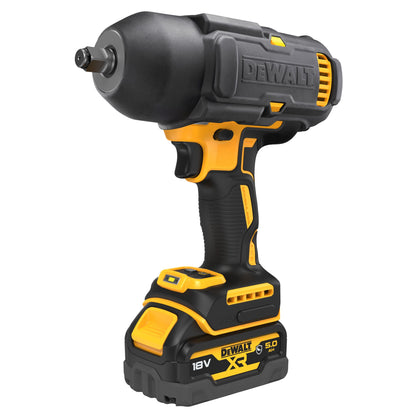 DEWALT DCF900P2G-QW Llave de impacto sin escobillas, 1/2” con 2 baterías serie G de 18V 5.0Ah