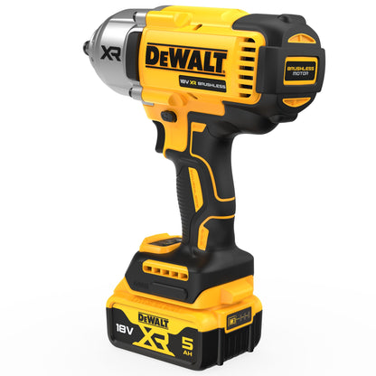 DEWALT DCF900P2T-QW Llave Impacto sin escobillas , 4 modos, 2 baterías de 18V 5.0Ah, 1/2”