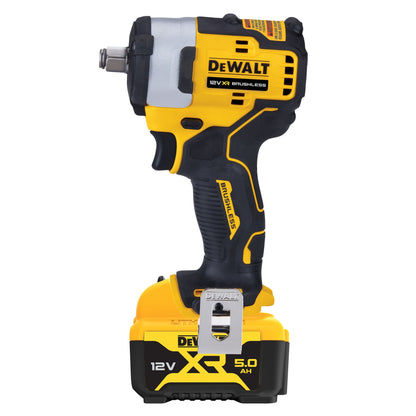 DEWALT DCF901P2-QW Llave de impacto sin escobillas 1/2" con 2 baterías de 12V 5.0Ah