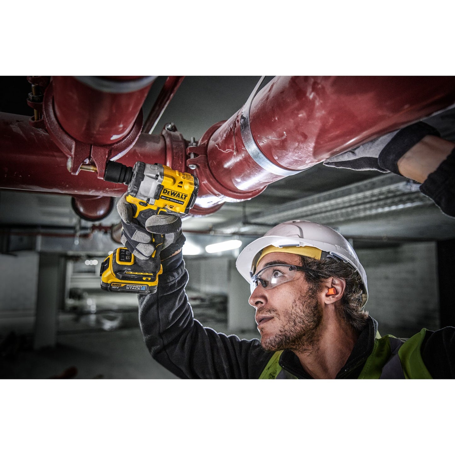 DEWALT DCF921E2T-QW 18V Akku-Schlagschrauber 1/2" mit 2x18V 1.7Ah Powerstack Akkus