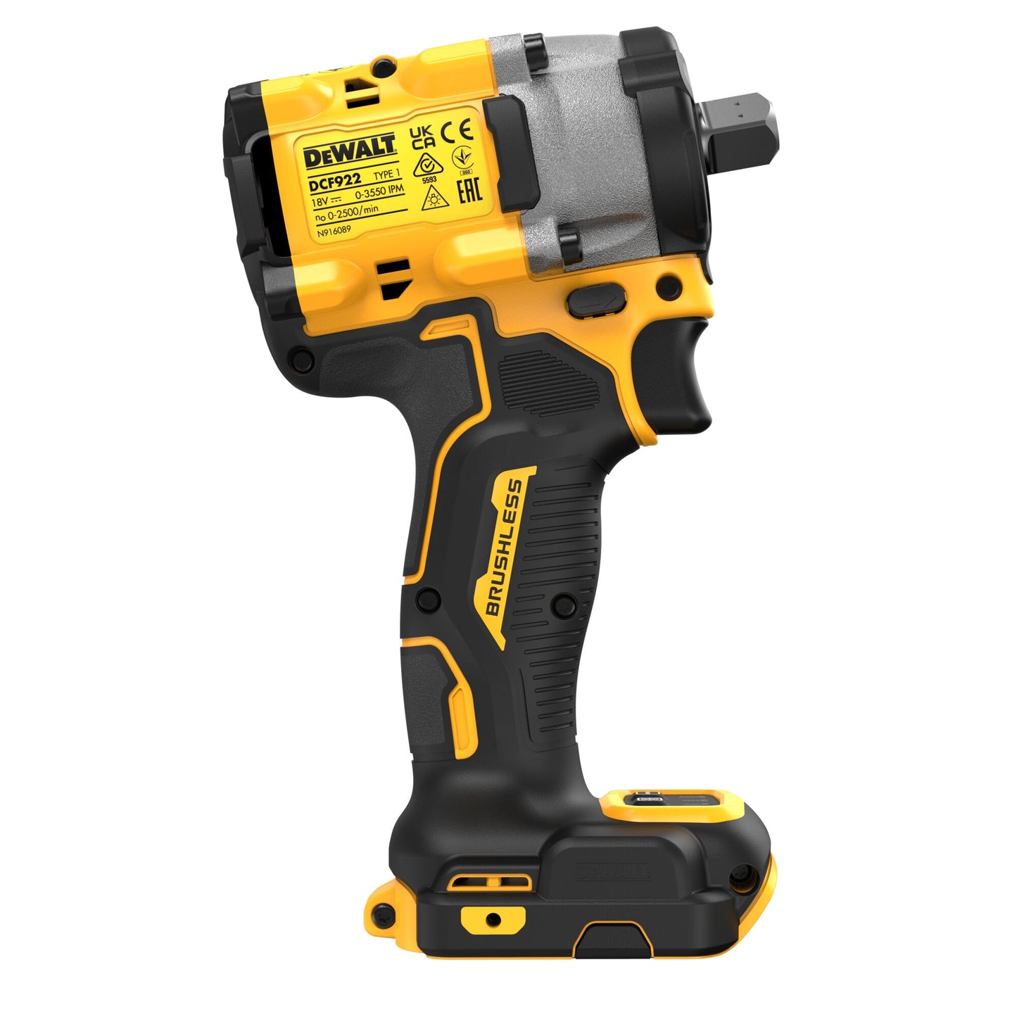 DEWALT DCF922NT-XJ 18V Akku-Schlagschrauber 1/2" (bürstenloser ), Ohne Akku und Ladegerät