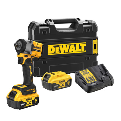 DEWALT DCF922P2T-QW 18V Akku-Schlagschrauber,1/2", 2 Akkus 18V 5,0Ah