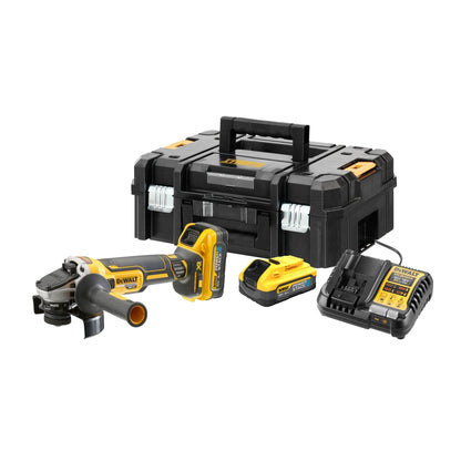 DEWALT DCG409H2T-QW Mini-Amoladora sin escobillas 125mm con 2 baterías 18V Powerstack 5.0Ah