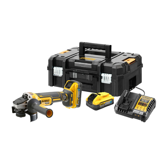 DEWALT DCG409H2T-QW 18V Akku-Winkelschleifer 2 Powerstack-Akkus 18V 5.0Ah