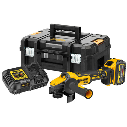 DEWALT DCG409T1-QW Amoladora angular 125mm con 1 batería 18V/54V Flexvolt 6.0Ah