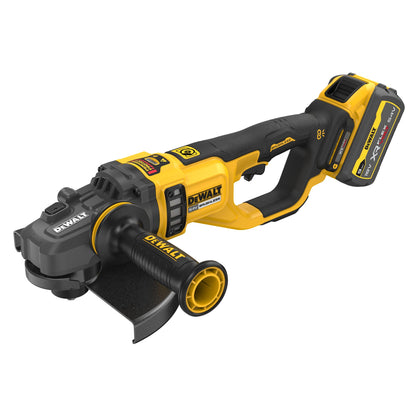 DEWALT DCG460X2-QW Amoladora sin escobillas 230mm con 2 baterías XR Flexvolt 18/54V 9.0Ah