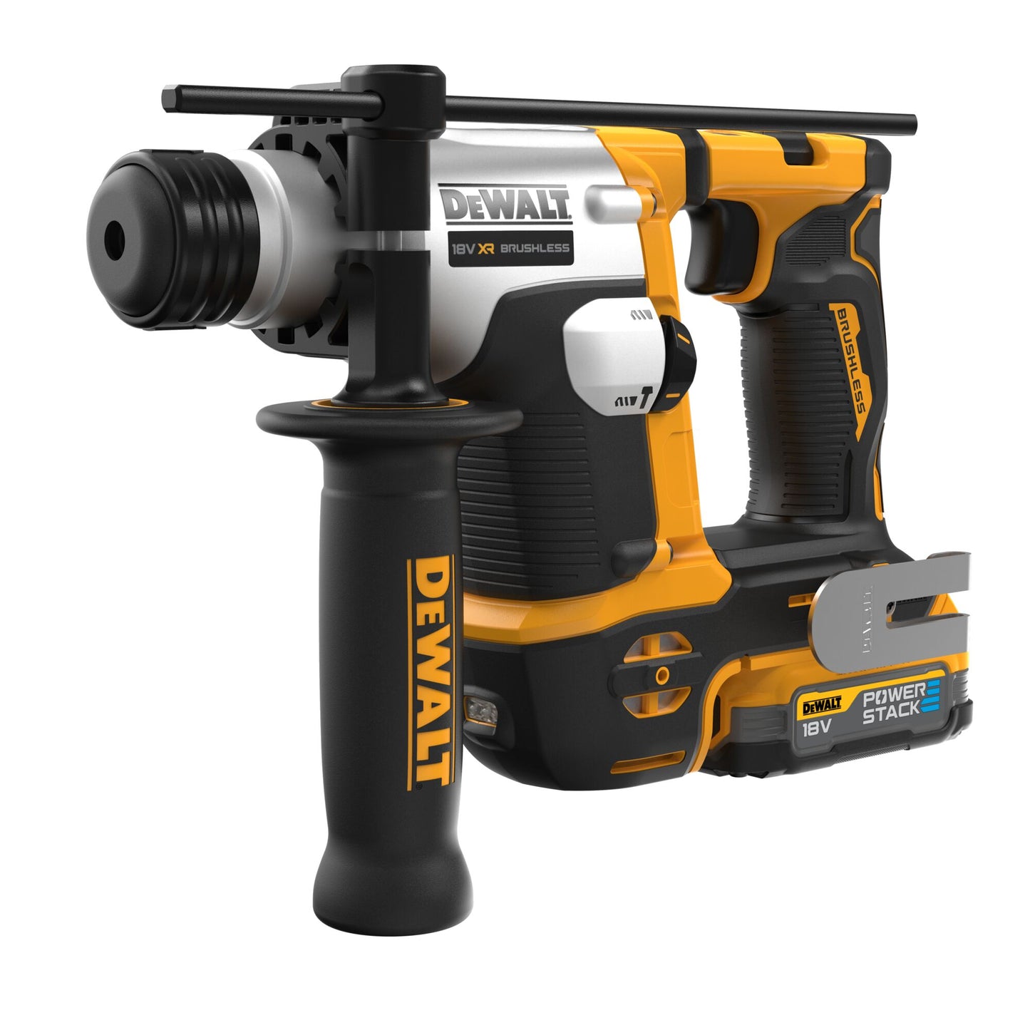 DEWALT DCH172E2T-QW 18V SDS Plus Akku-Bohrhammer mit 2 Powerstack Akkus 18V