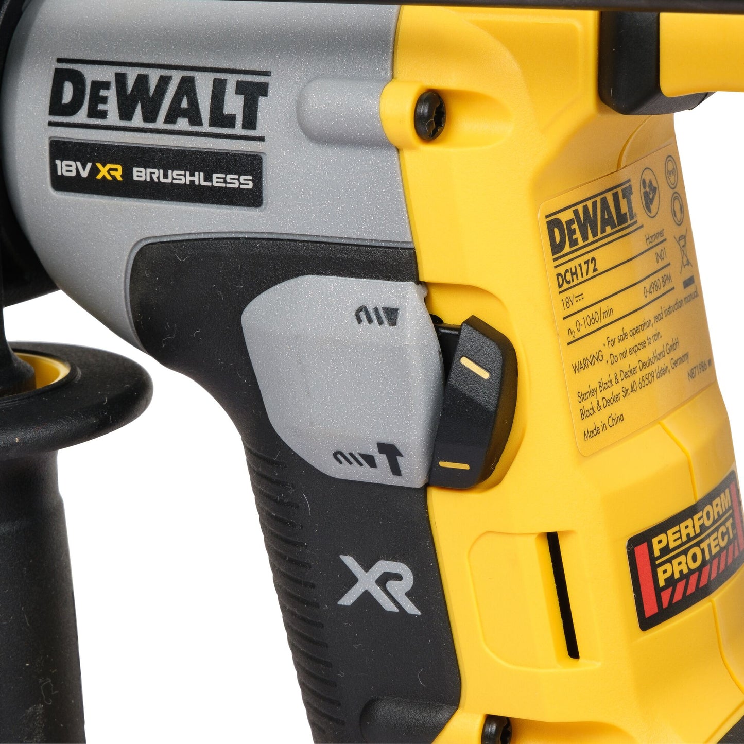 DEWALT DCH172NT-XJ Martillo Electroneumático sin escobillas SDS Plus Brushless, sin baterías/cargador