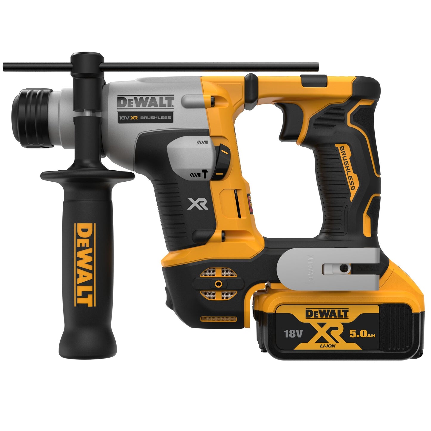 DEWALT DCH172P2-QW Martillo sin escobillas SDS Plus con 2 baterías 18V 5.0Ah