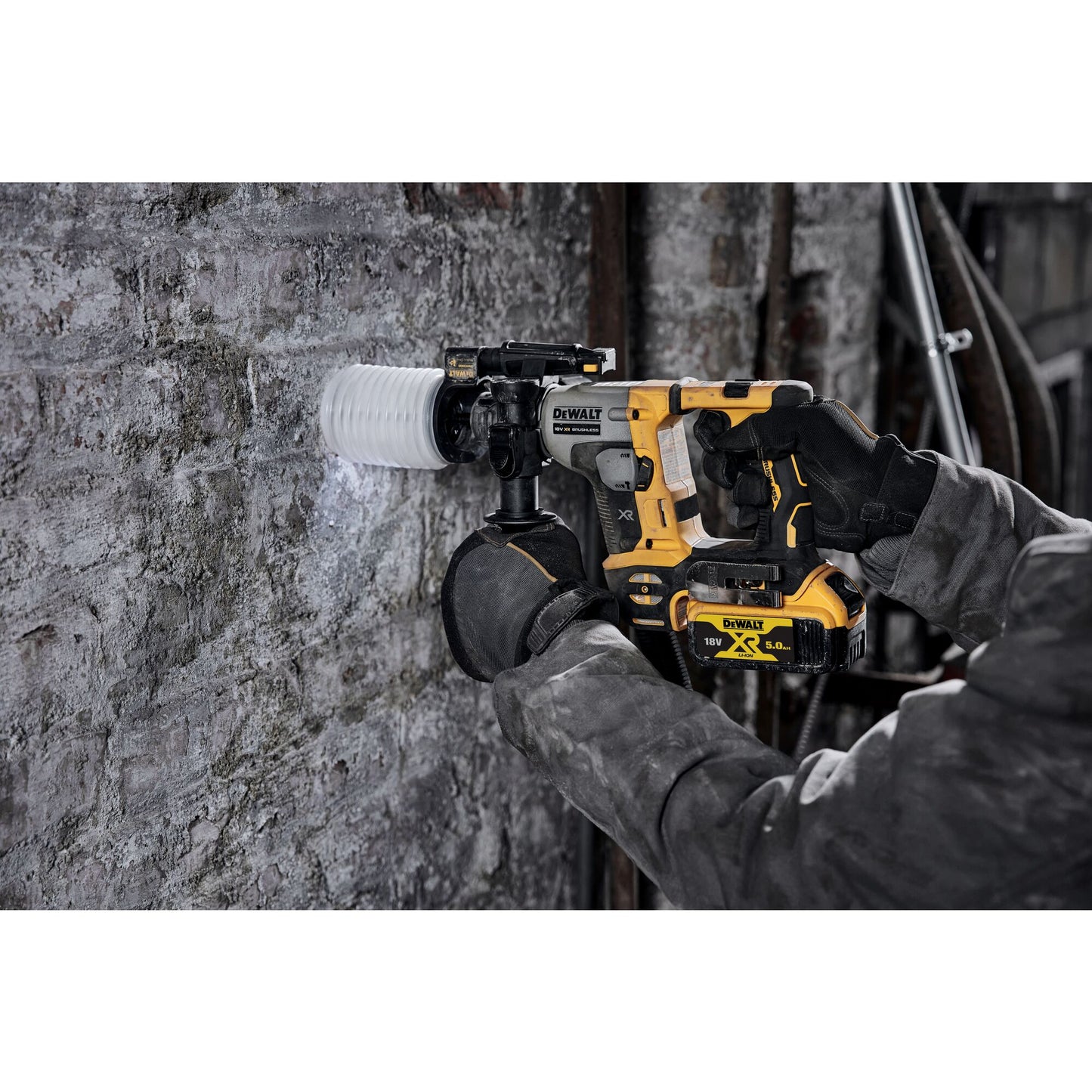 DEWALT DCH172P2-QW Martillo sin escobillas SDS Plus con 2 baterías 18V 5.0Ah