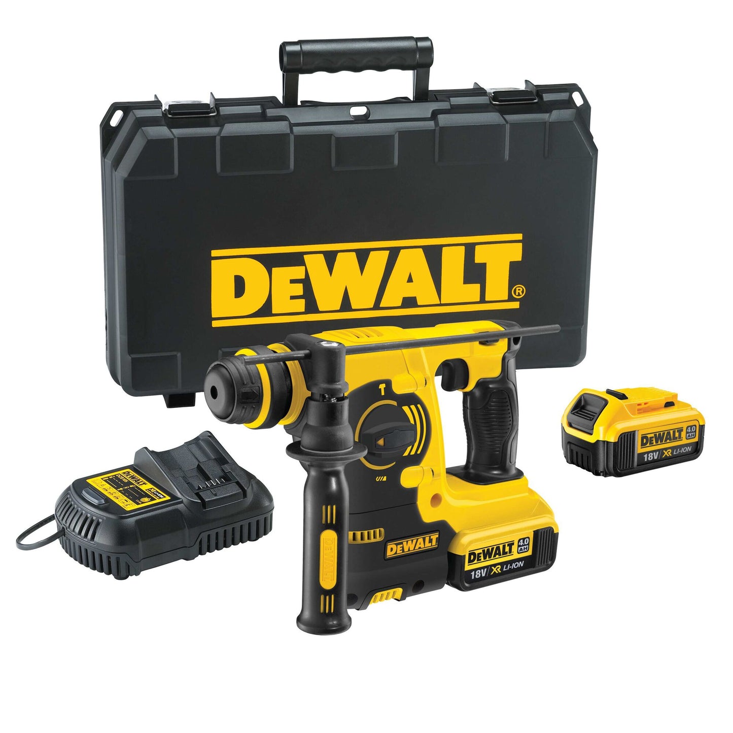 DEWALT DCH253M2-QW Martillo Electroneumático XR SDS Plus 18V 2 baterías Li-Ion 4,0Ah