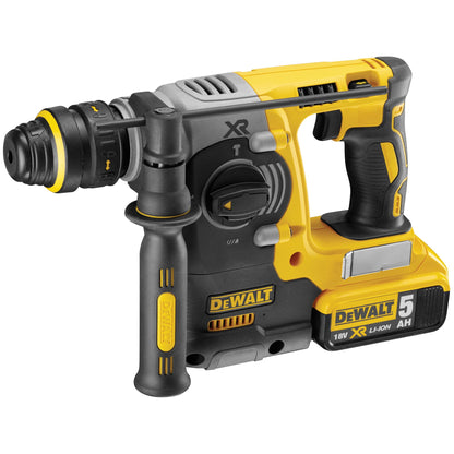 DEWALT DCK207P2T-QW Akku-Kombopack 18 V: Schlagbohrschrauber DCD796 + SDS-plus Kombihammer DCH273 +  2 x 18V 5.0Ah XR Akkus