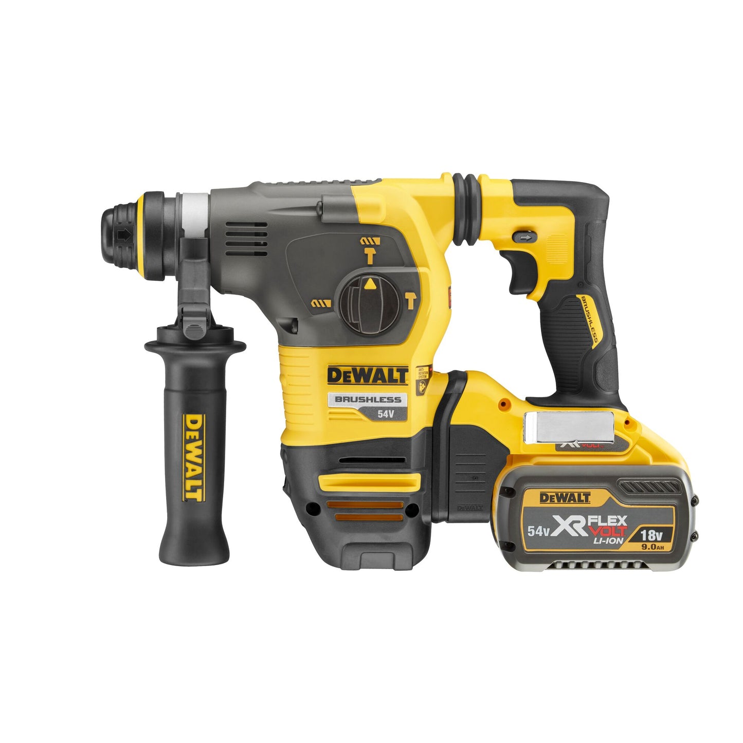 DEWALT DCH333X2-QW Perforateur  SDS-Plus 2 batteries Flexvolt 54V 9.0Ah 3.5J